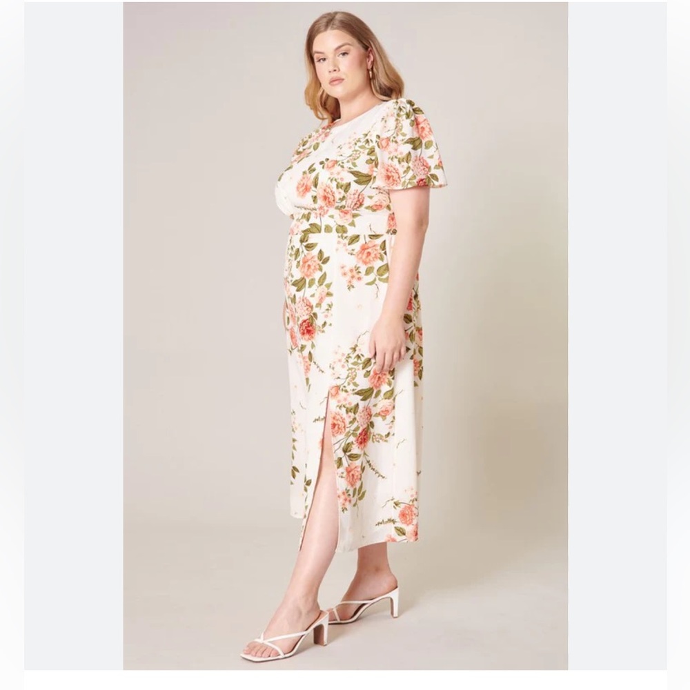 SUGARLIPS Floral MIDI Dress